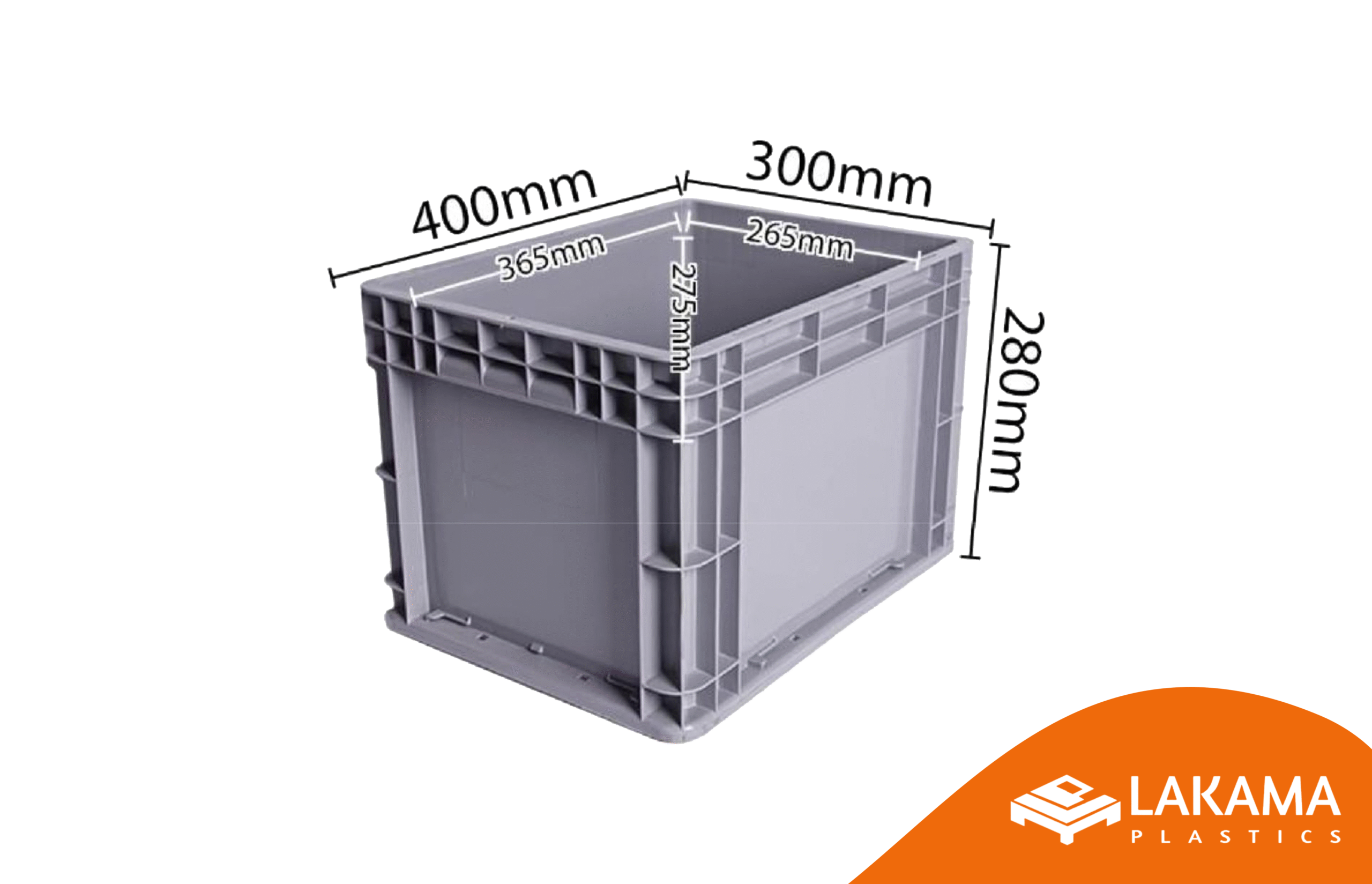 Wadah Logistik 400 x 300 x 280 mm