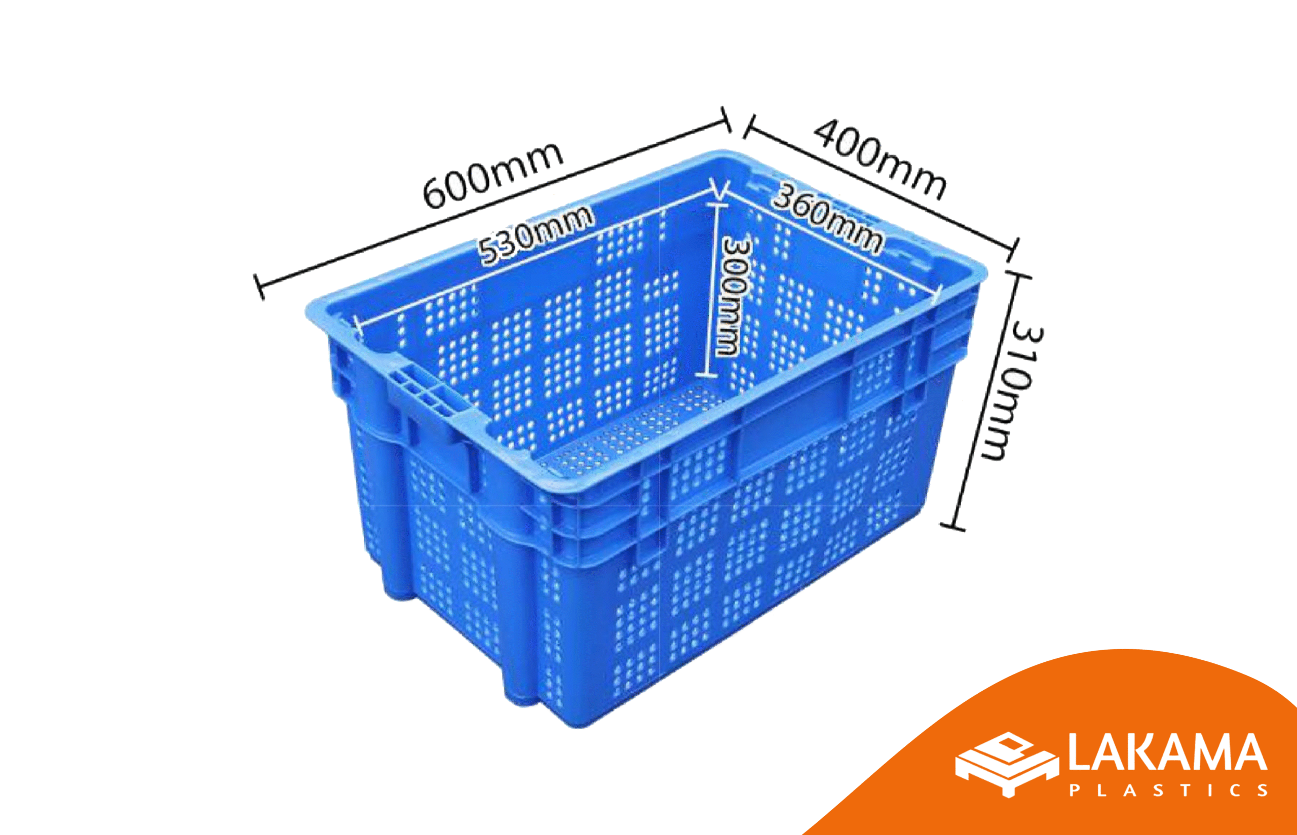 Keranjang Industri 600 x 400 x 310 mm