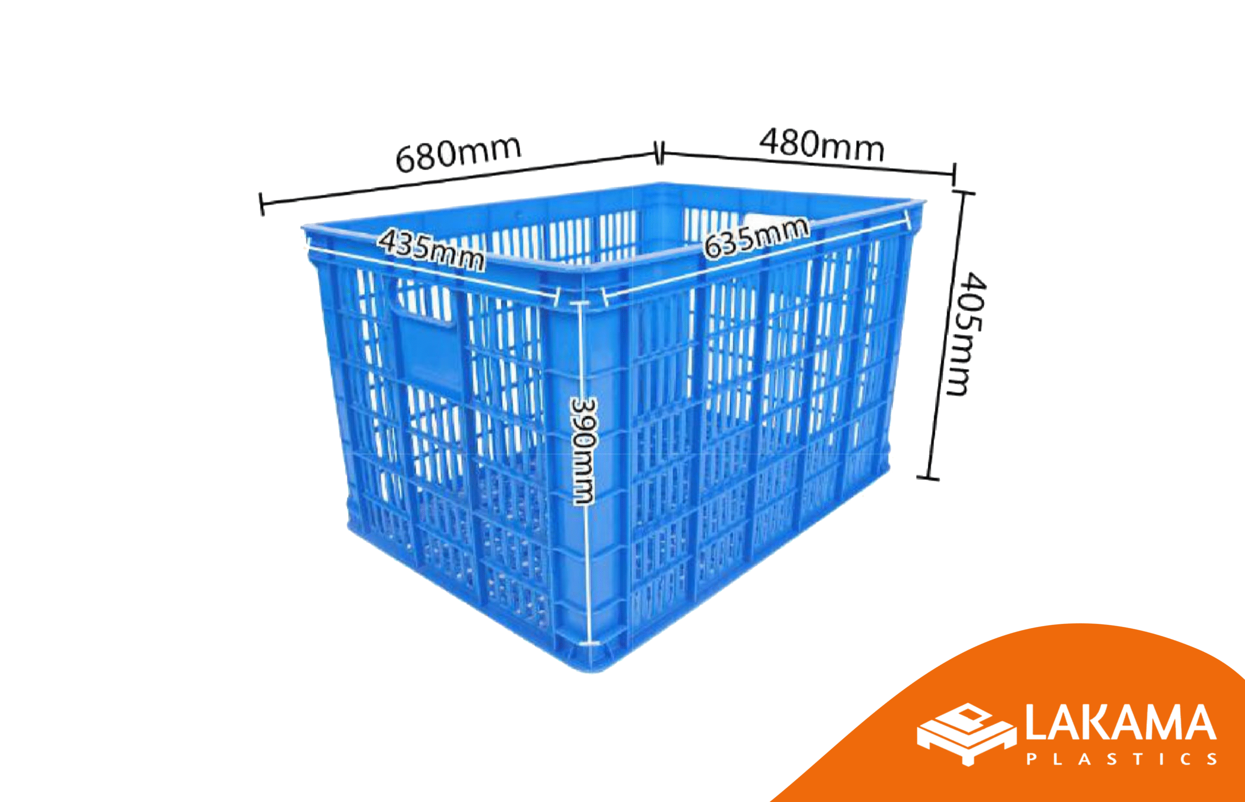 Industrial Basket 68 x 48 x 40,5 cm