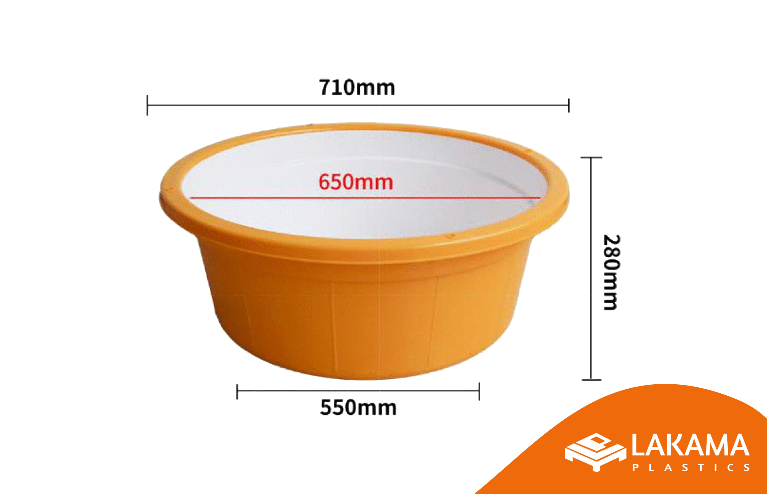 Pot Plastik 710 x 550 x 280 mm